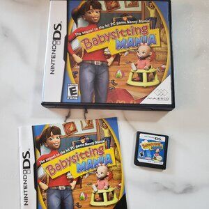 Babysitting Mania Nintendo DS Video Game  *TESTED*